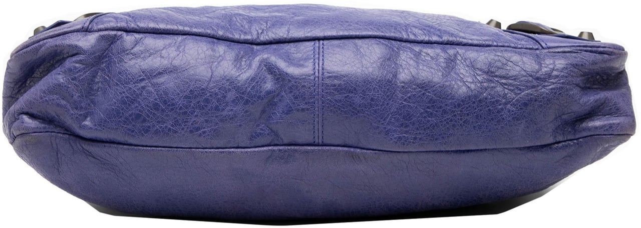 Balenciaga Lambskin Motocross Classic First Satchel Paars