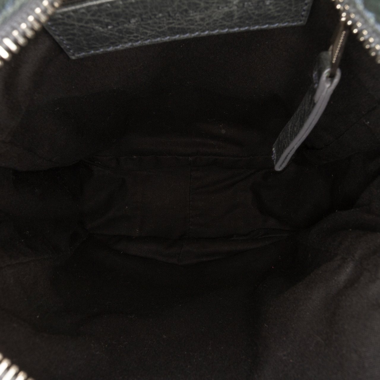 Balenciaga Lambskin Motocross Classic Reporter Crossbody Groen