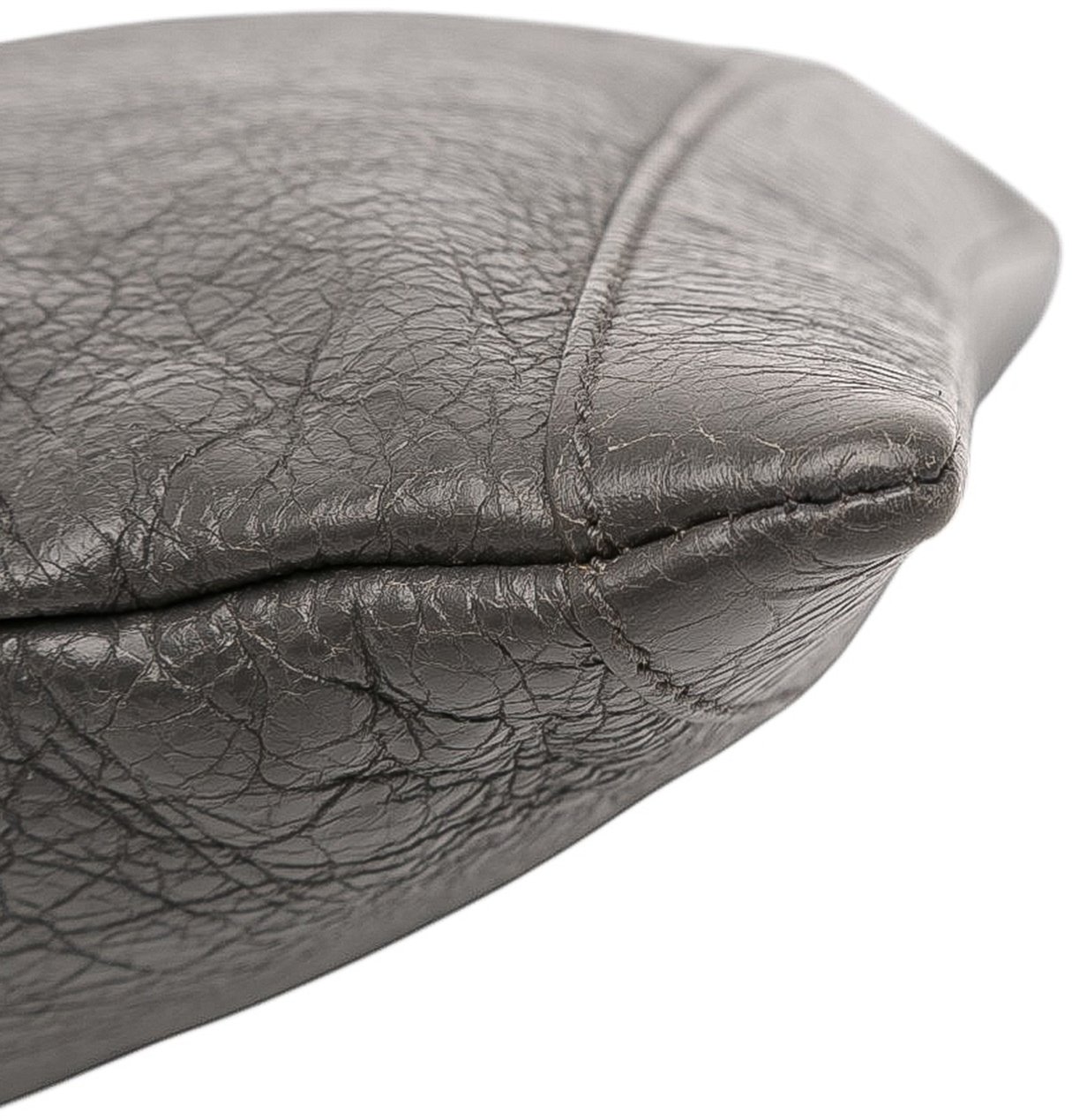 Balenciaga Lambskin Motocross Classic Clip L Clutch Zwart