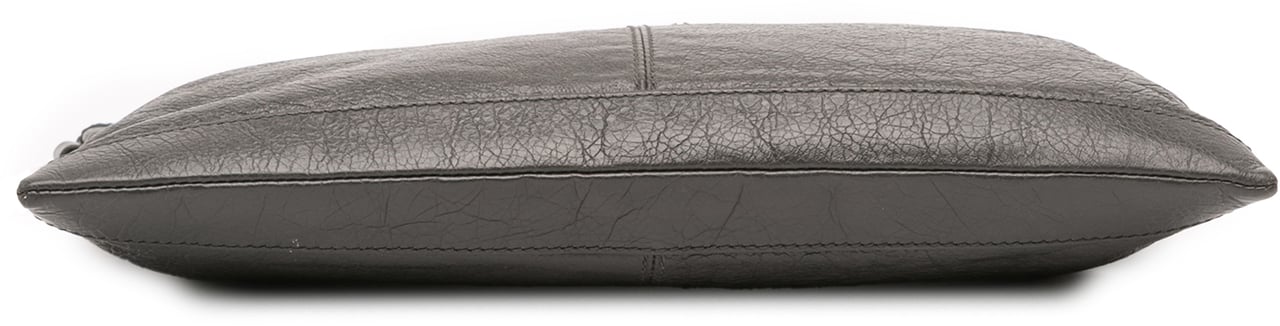 Balenciaga Lambskin Motocross Classic Clip L Clutch Zwart
