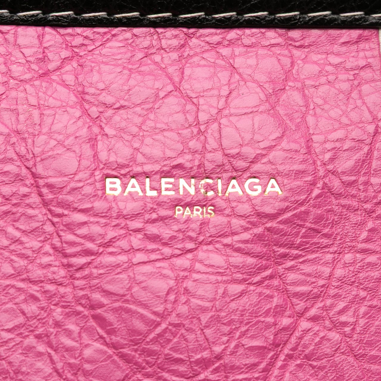 Balenciaga S Lambskin Bazar Shopper Satchel Roze