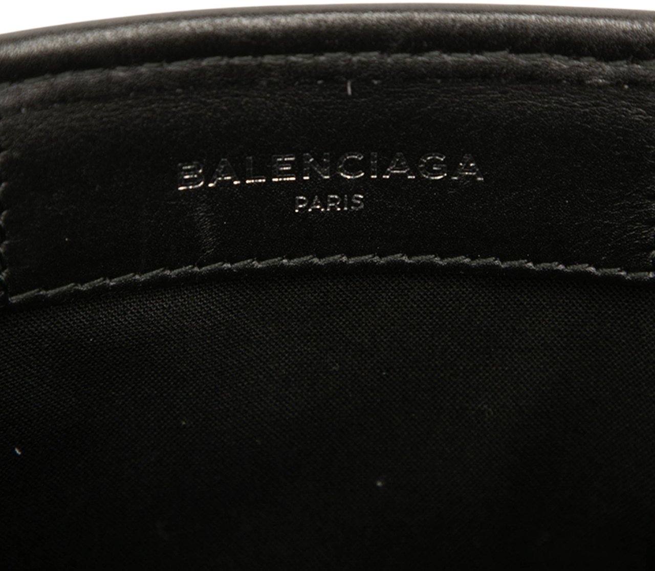 Balenciaga Canvas Navy Cabas XS Wit