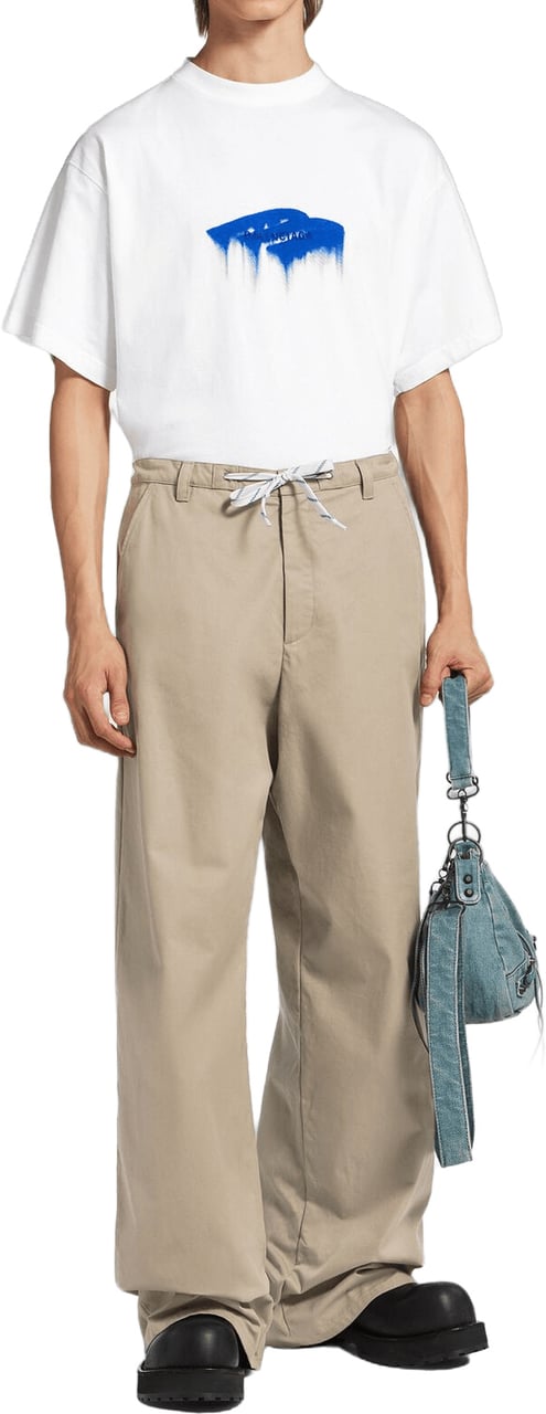 Balenciaga Wet Brush Oversized T-Shirt Wit