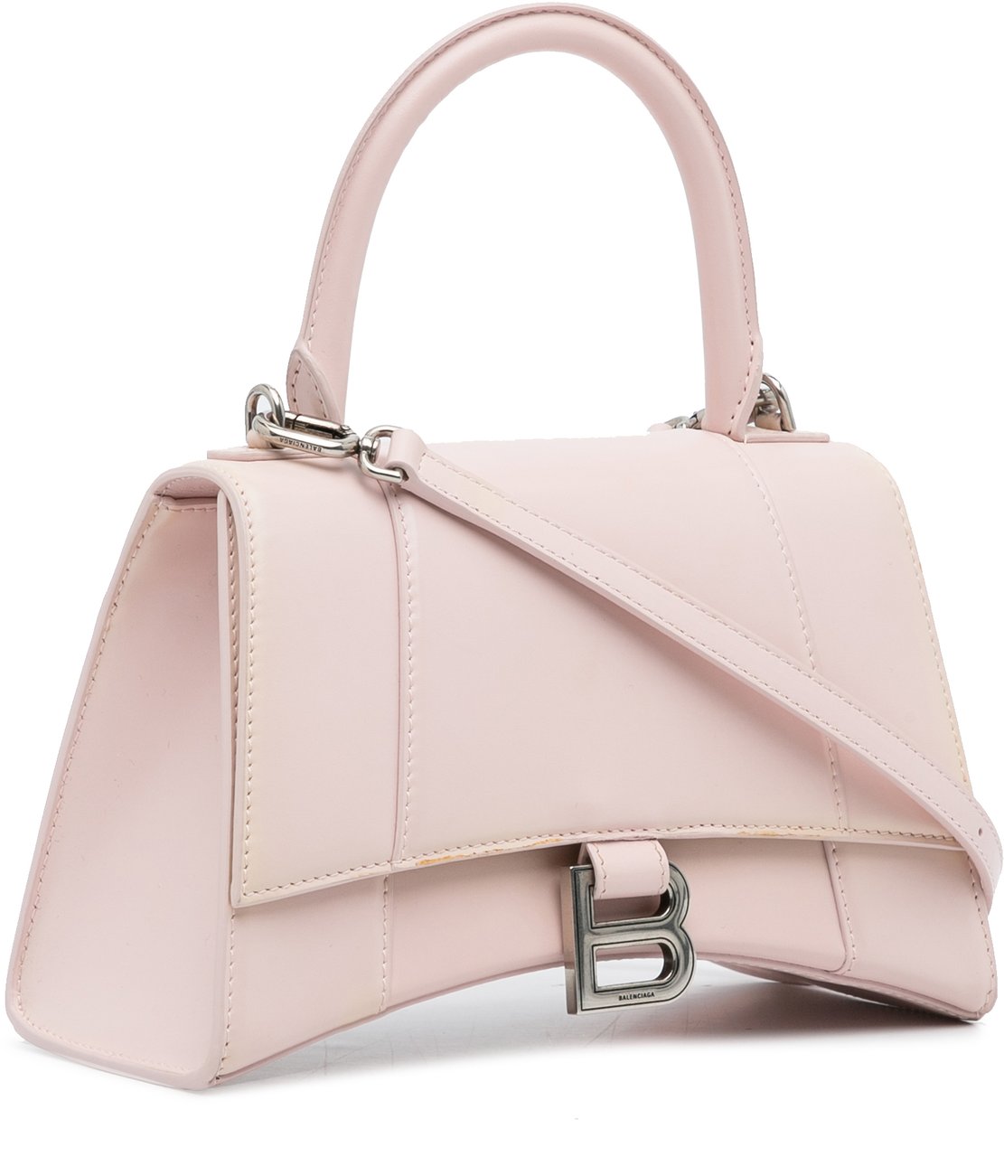 Balenciaga Hourglass S Satchel Roze