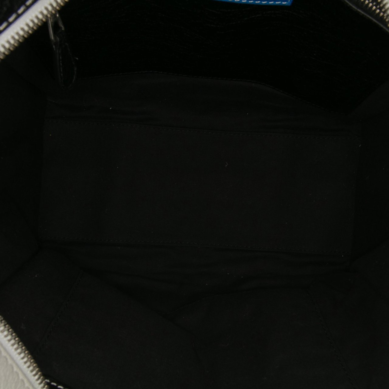Balenciaga S Lambskin Bazar Shopper Satchel Blauw