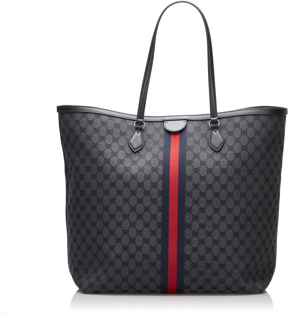 Balenciaga The Hacker Project Graffiti BB Supreme Tote Zwart