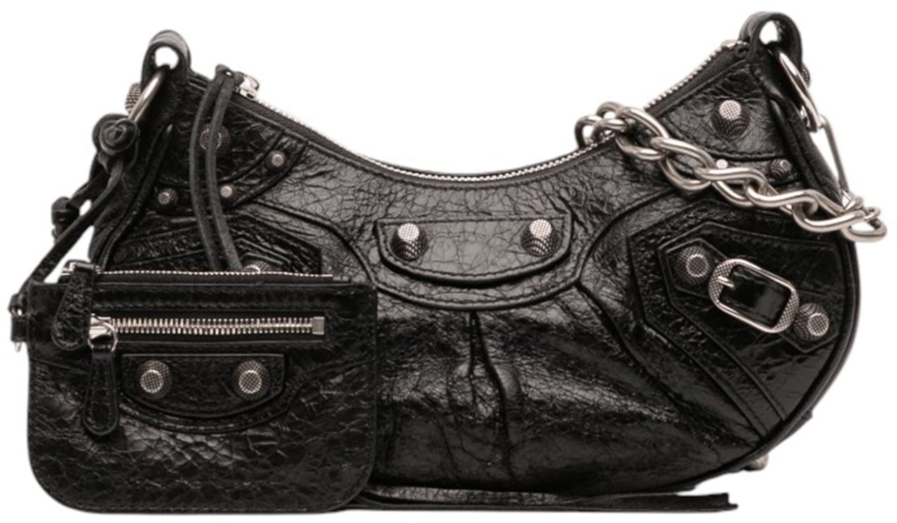 Balenciaga Lambskin Motocross Le Cagole XS Zwart