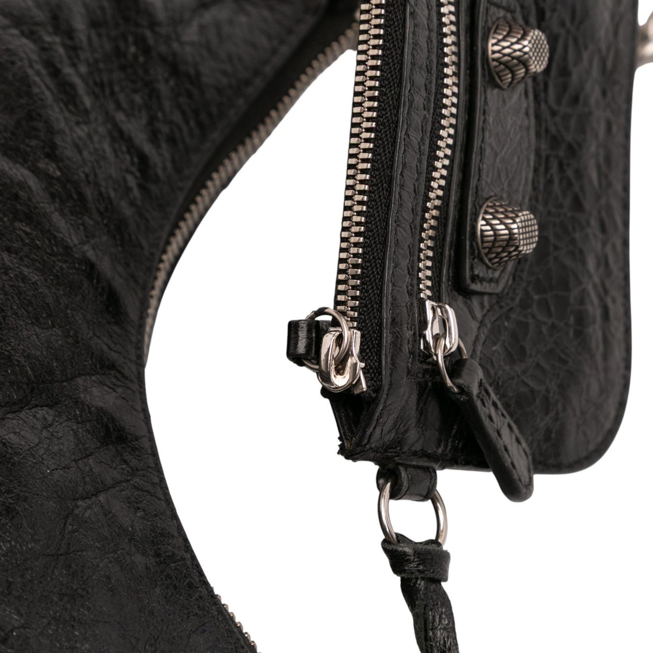 Balenciaga Lambskin Motocross Le Cagole XS Zwart