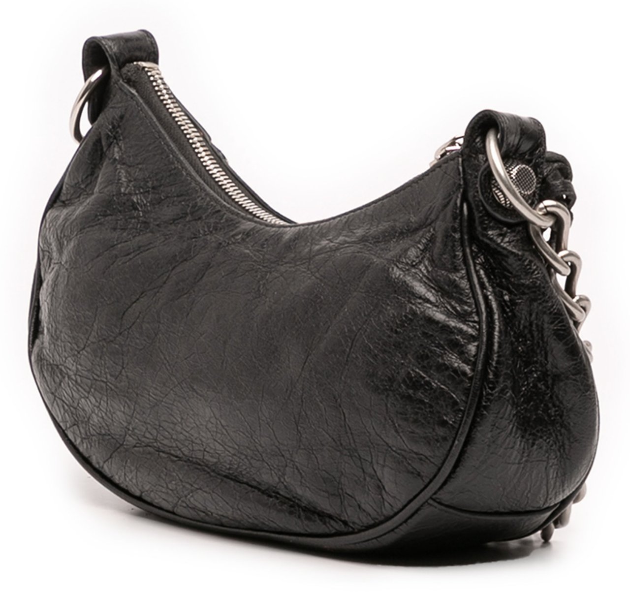 Balenciaga Lambskin Motocross Le Cagole XS Zwart