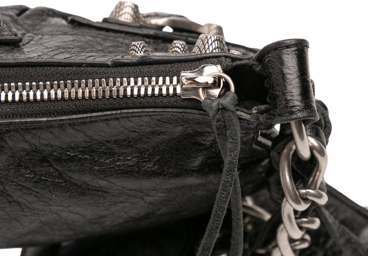 Balenciaga Lambskin Motocross Le Cagole XS Zwart