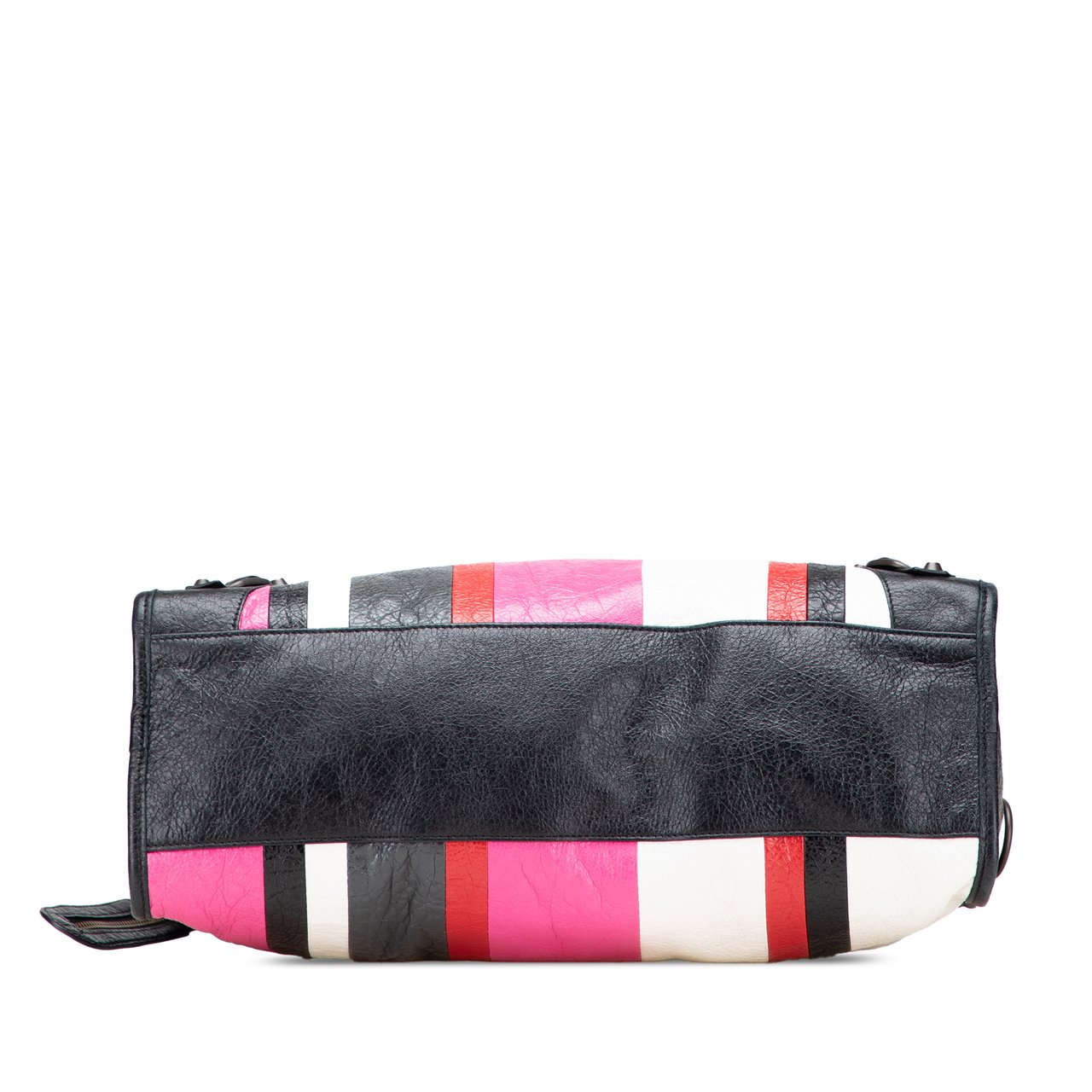 Balenciaga Lambskin Motocross Arena Multicolore Classic City Satchel Roze
