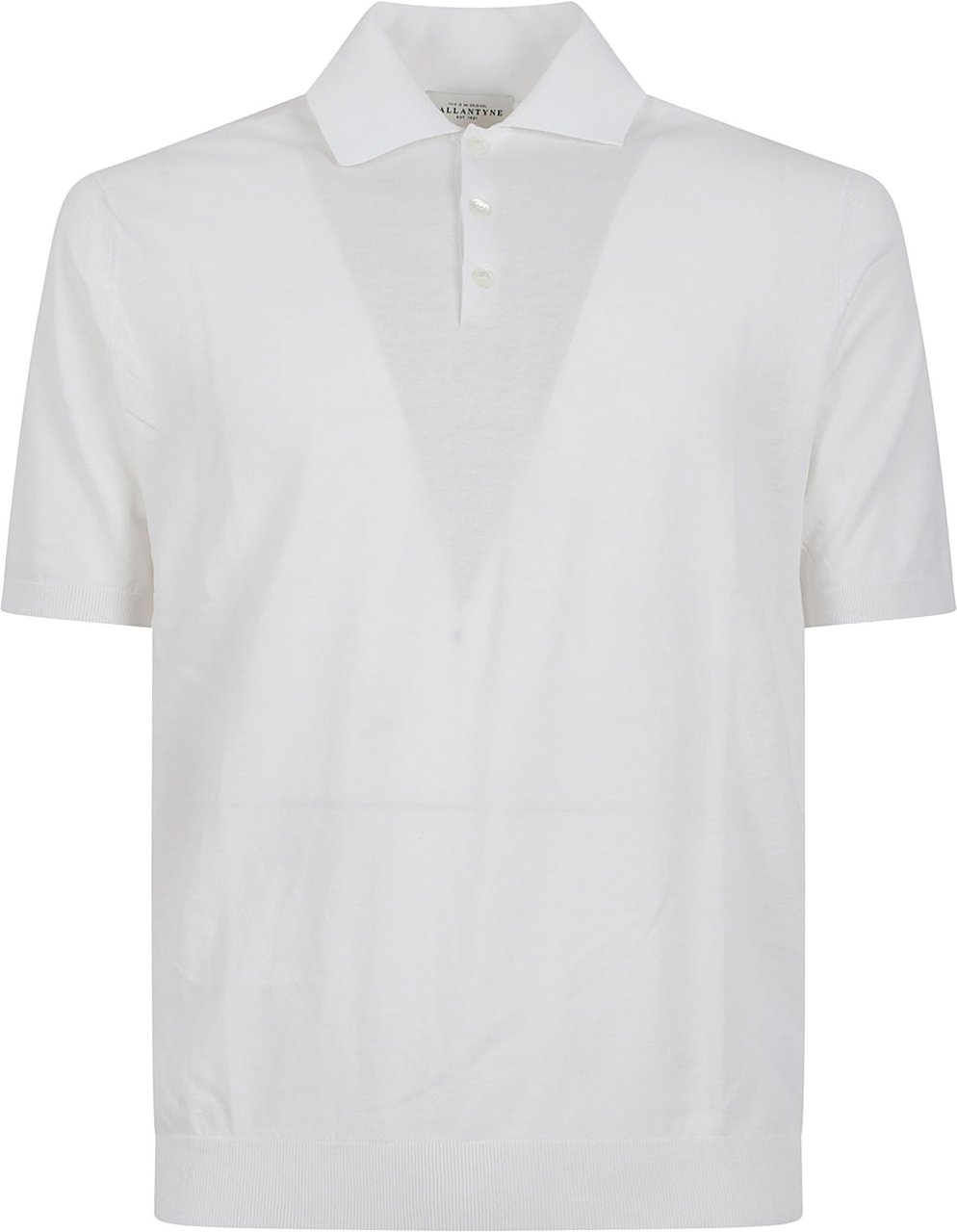 Ballantyne Classic Short-Sleeve Polo Shirt with Minimalist Design Wit