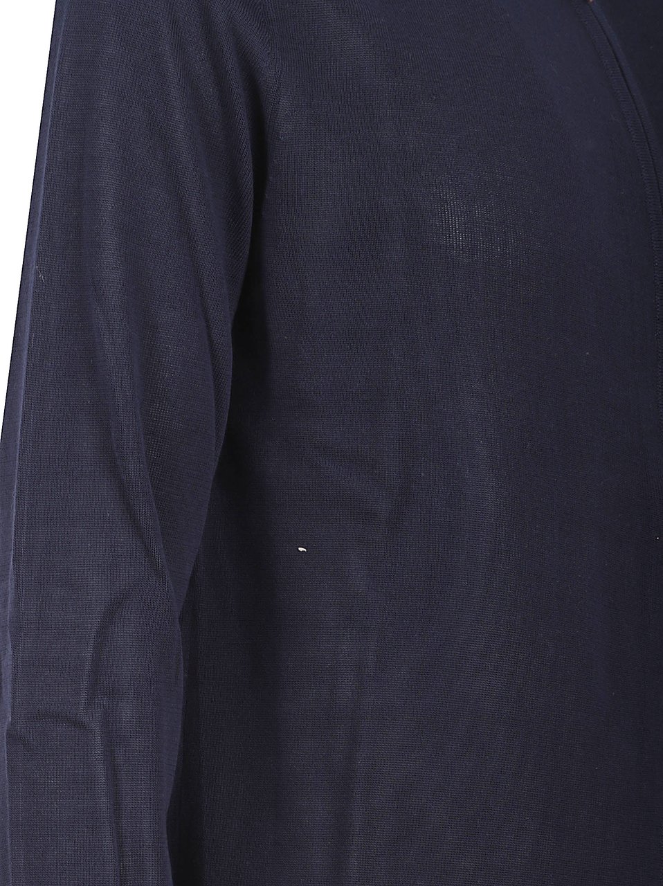 Ballantyne Full Zip Sweater with High Collar Zwart