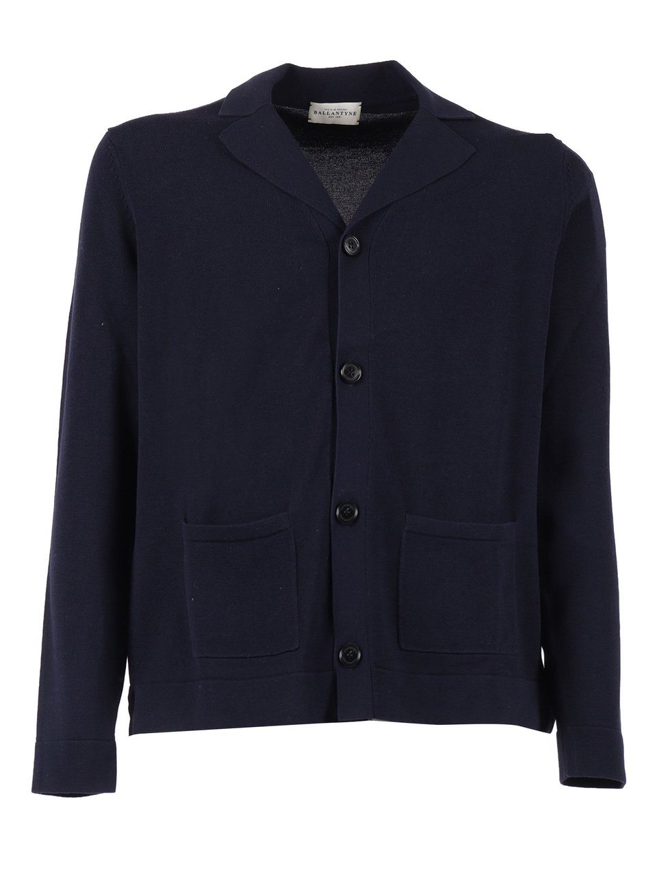 Ballantyne Button Down Classic Shirt Cardigan Zwart