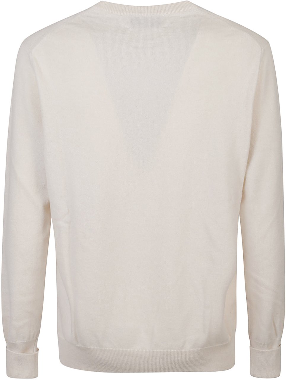 Ballantyne Plain Sweater White Wit