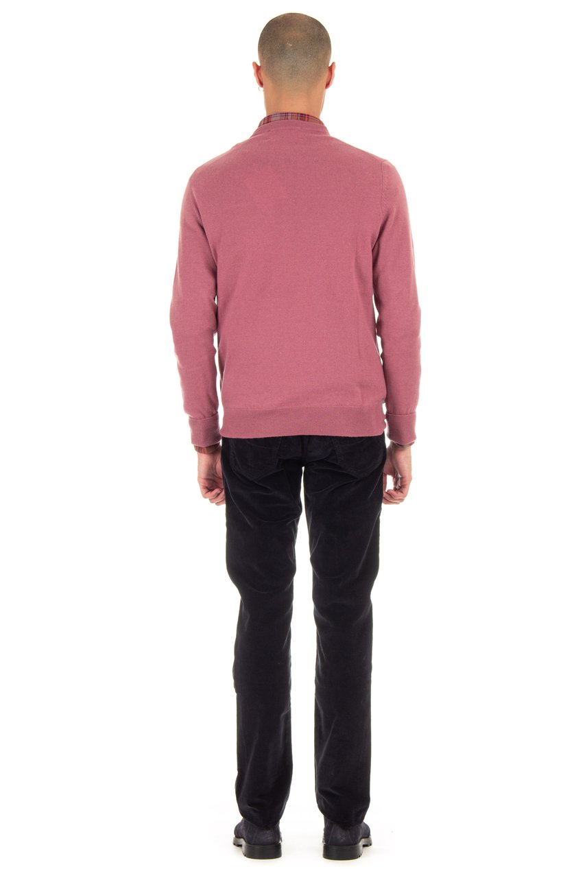 Ballantyne Cashmere Crewneck Sweater Roze