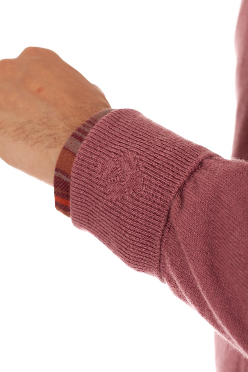 Ballantyne Cashmere Crewneck Sweater Roze