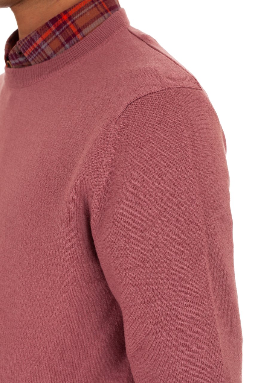 Ballantyne Cashmere Crewneck Sweater Roze