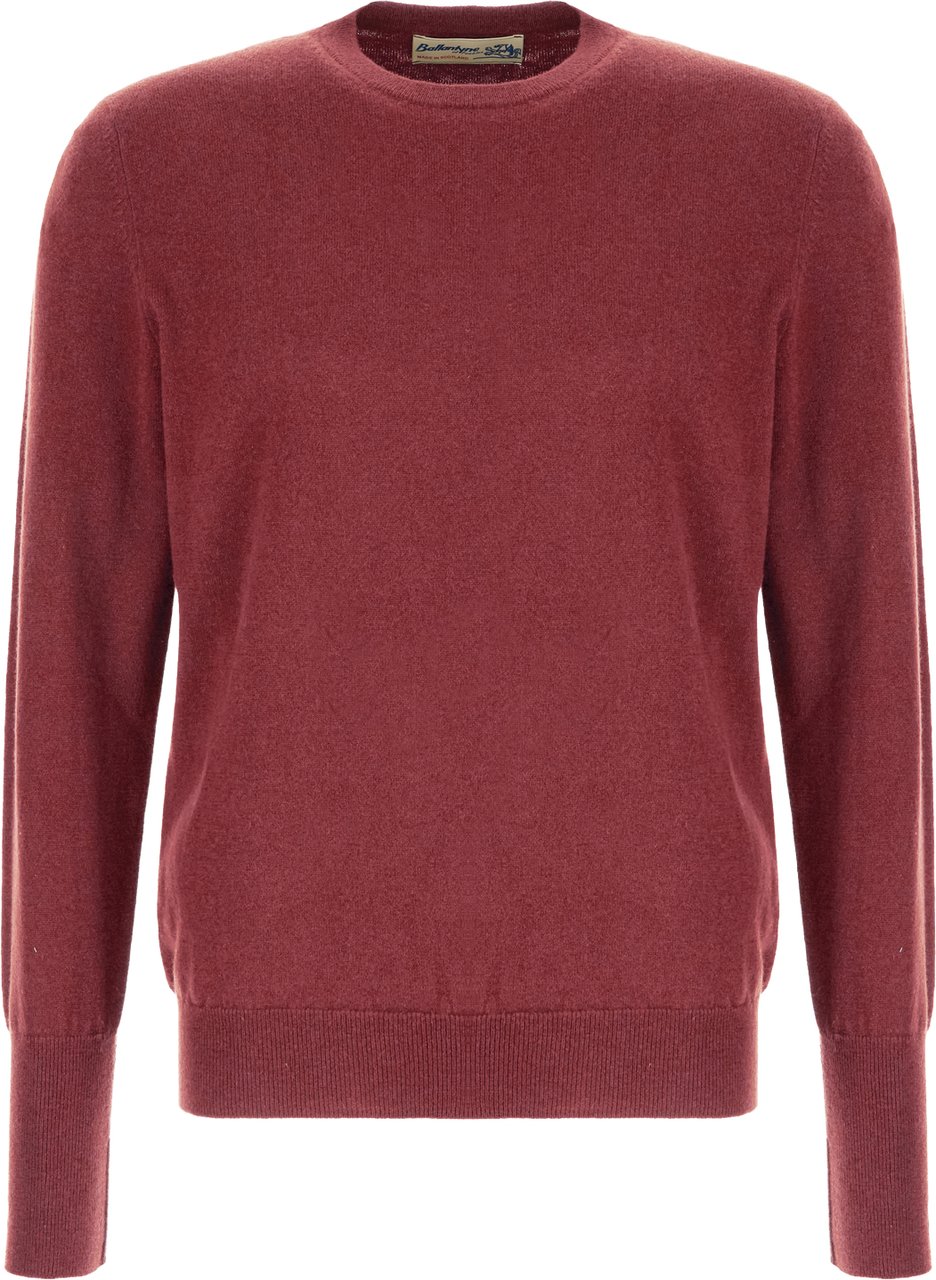 Ballantyne Red cashmere sweater Rood
