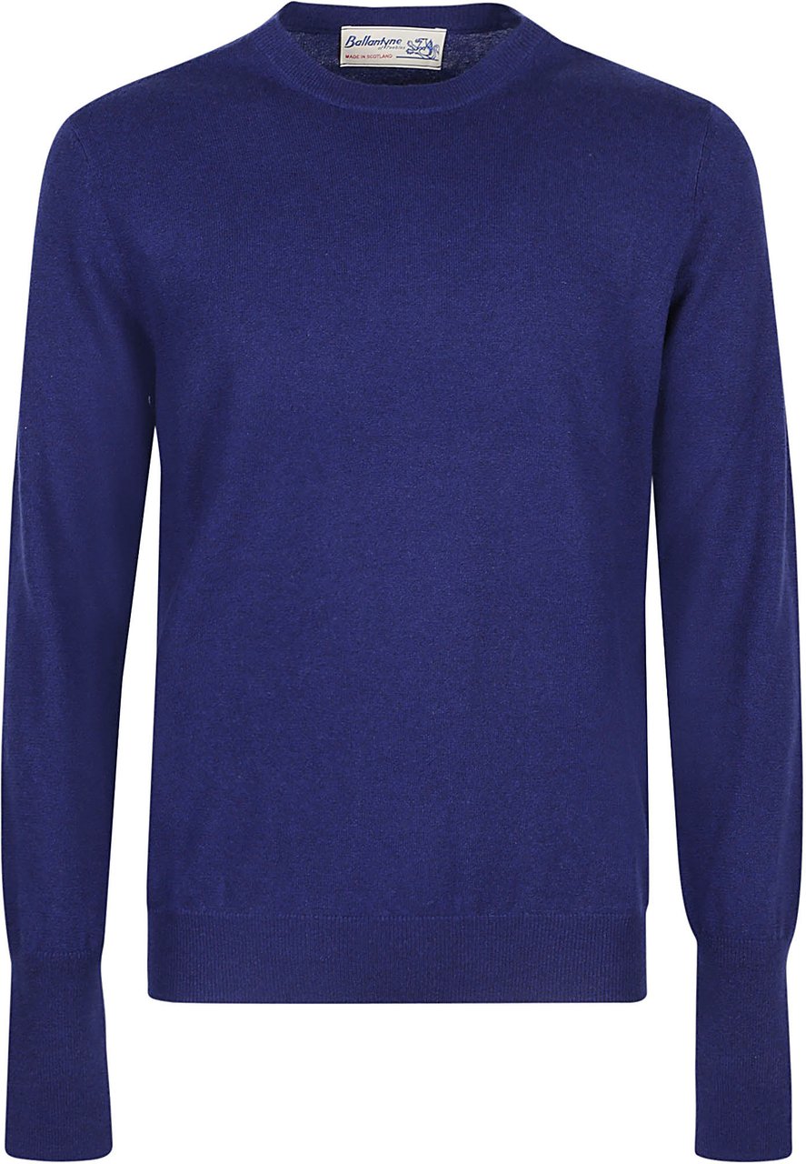 Ballantyne Plain Sweater Pink & Purple Roze