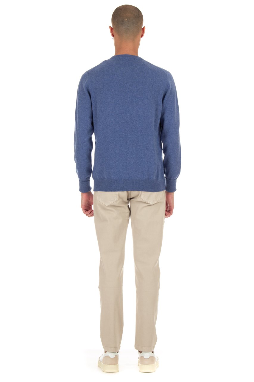 Ballantyne Cashmere Crewneck Sweater Neutraal