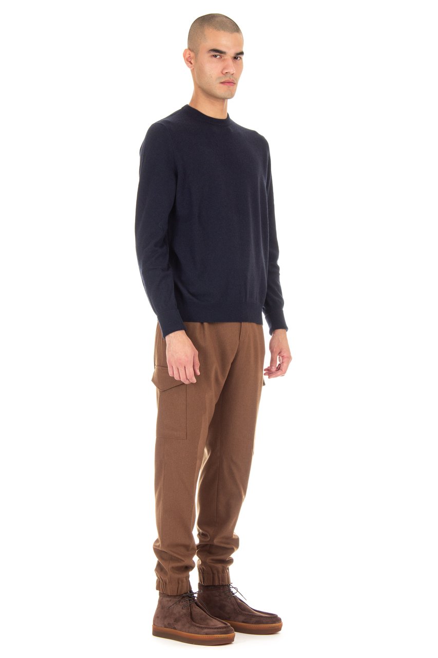Ballantyne Cashmere Crewneck Sweater Zwart