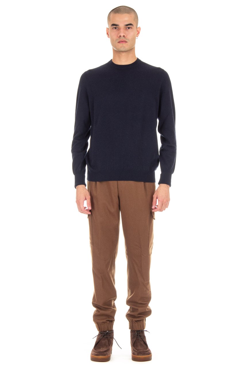 Ballantyne Cashmere Crewneck Sweater Zwart