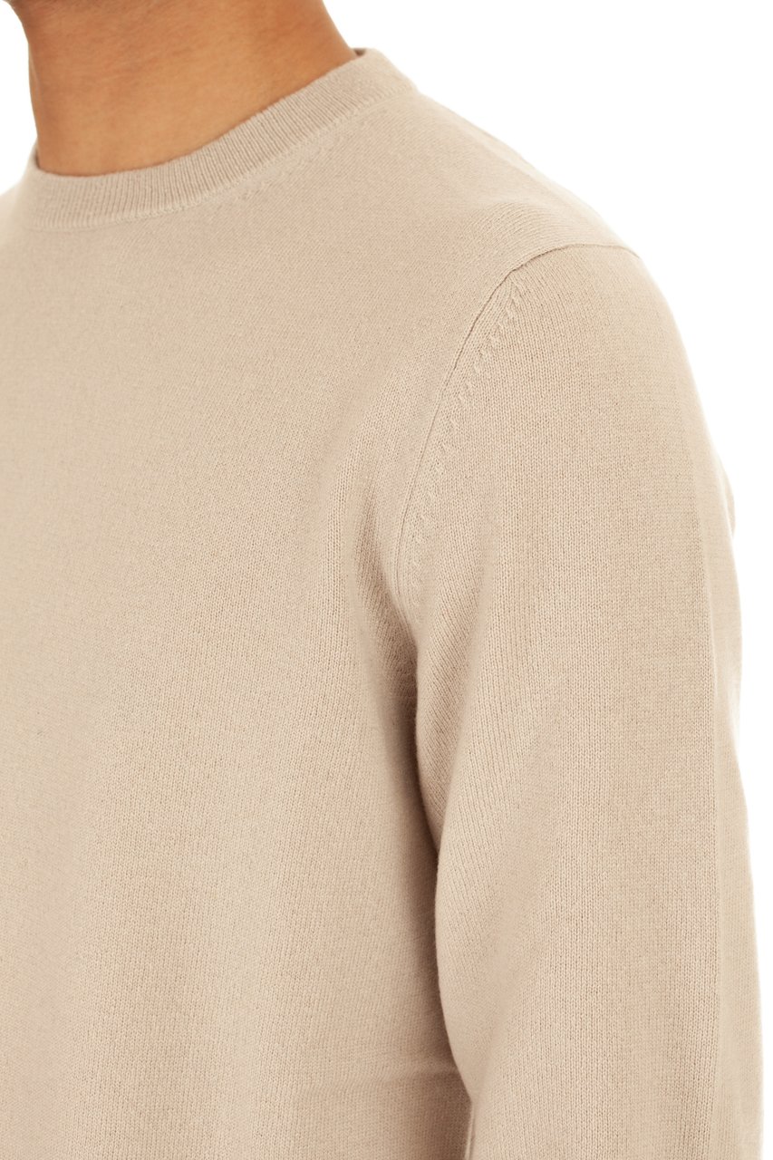 Ballantyne Cashmere Crewneck Sweater Neutraal