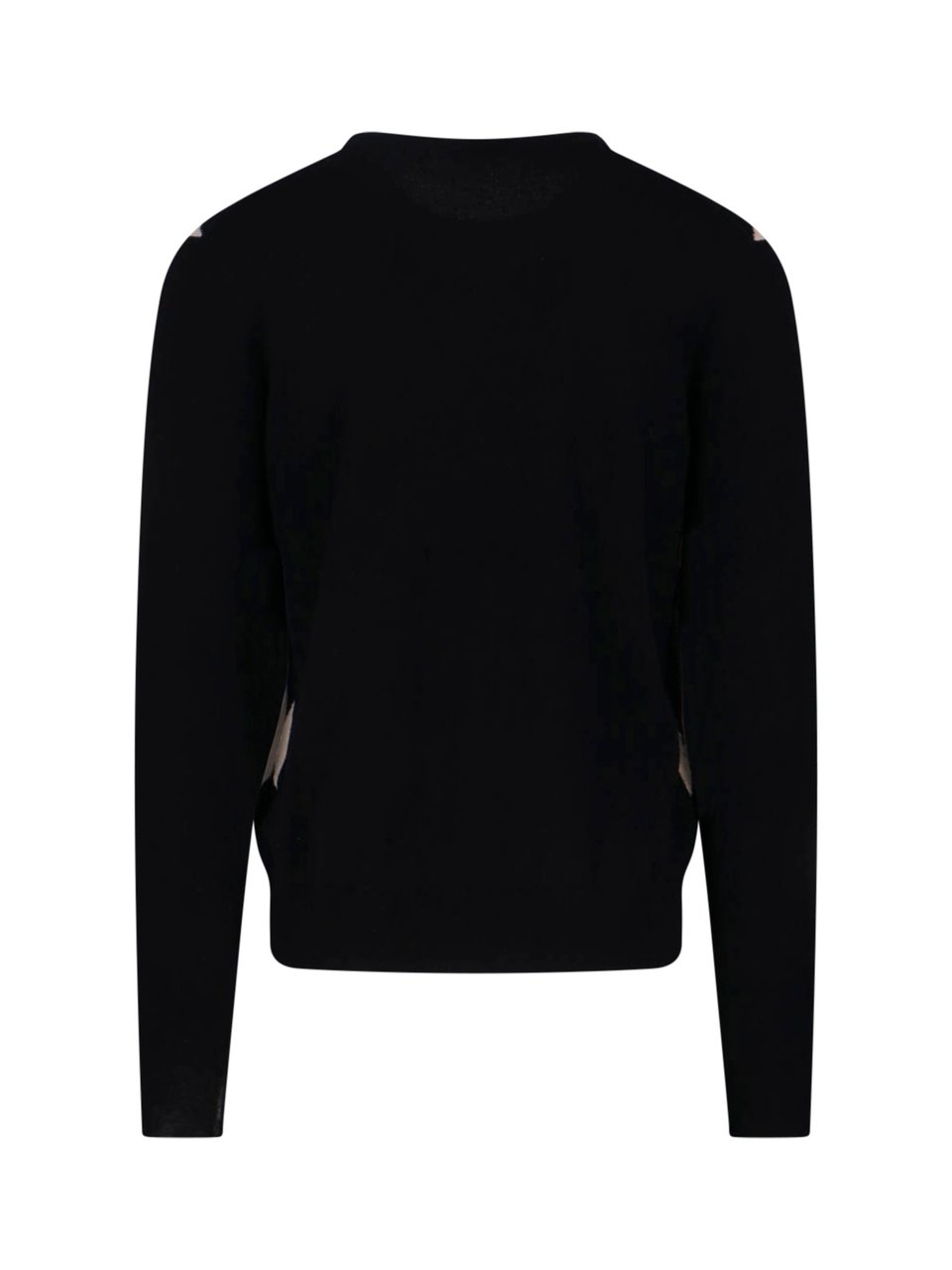 Ballantyne Cashmere Sweater, Black, Crew Neck, Long Sleeves Divers