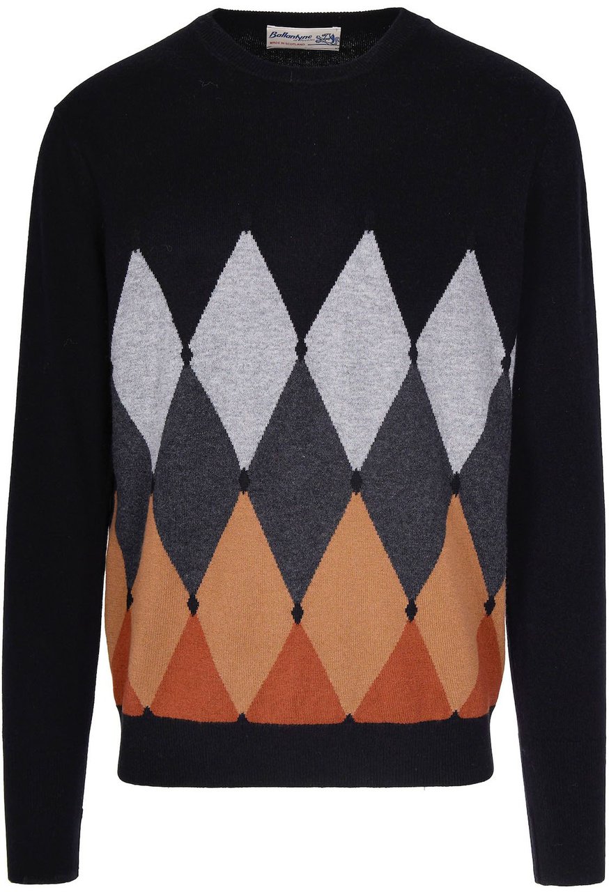 Ballantyne Sweaters Blackcoccvigogantragrey Zwart