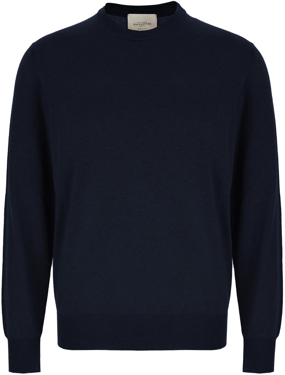 Ballantyne Ballantyne Midnight blue silk blend sweater Blauw