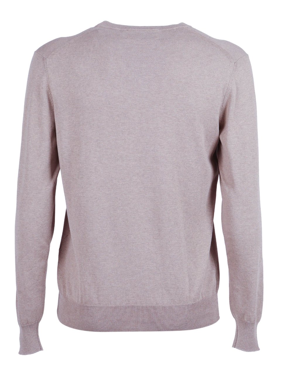 Ballantyne Silk Cotton Round Neck Sweater Zwart