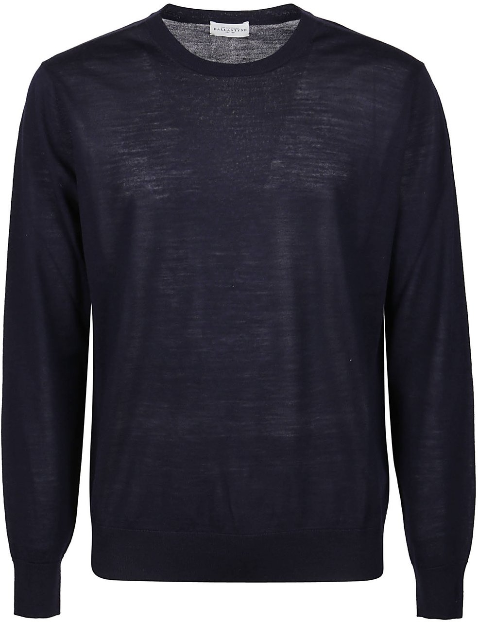 Ballantyne Plain Sweater Blue Blauw