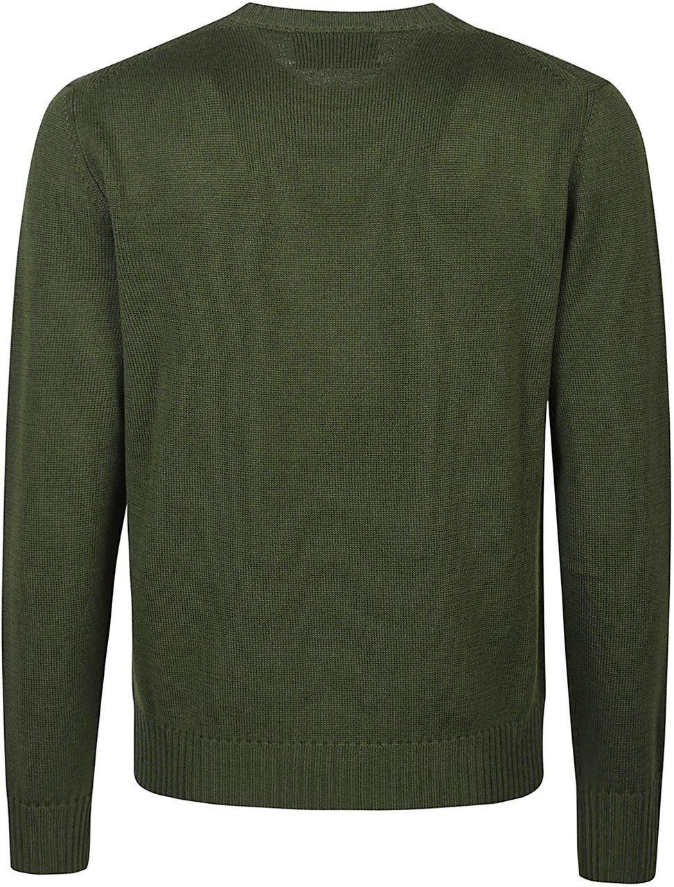 Ballantyne Plain Sweater Green Groen