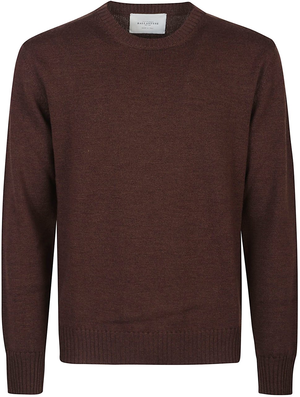 Ballantyne Plain Sweater Brown Bruin
