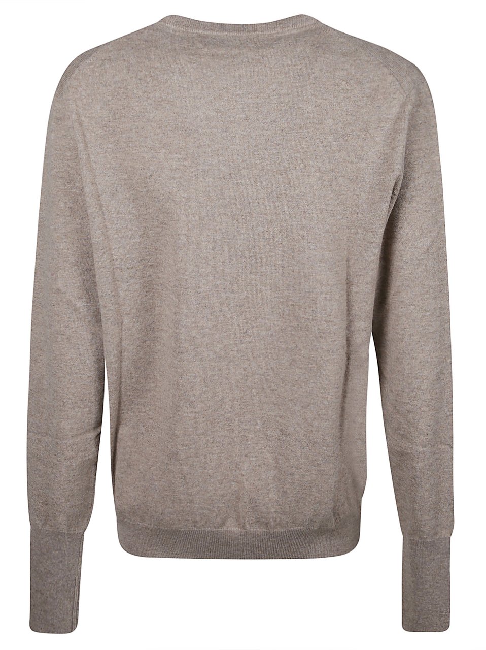 Ballantyne Plain V-neck Sweater Brown Bruin