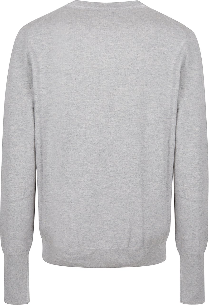 Ballantyne Plain V-neck Sweater Metallic Metallic
