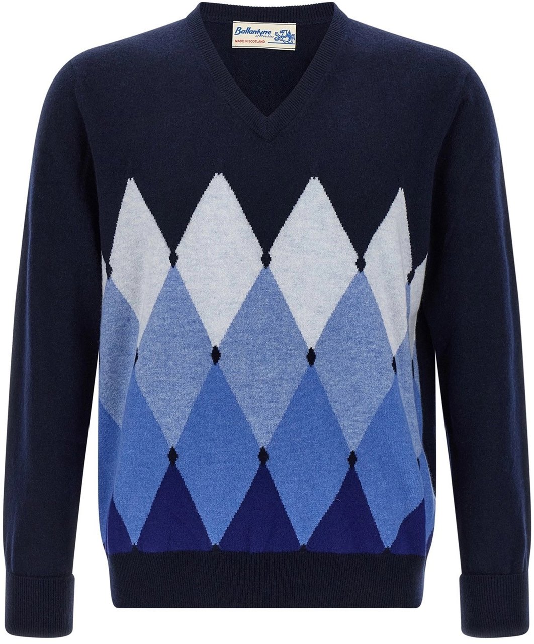 Ballantyne Sweaters Blunavybluetlbluheavlblu Blauw