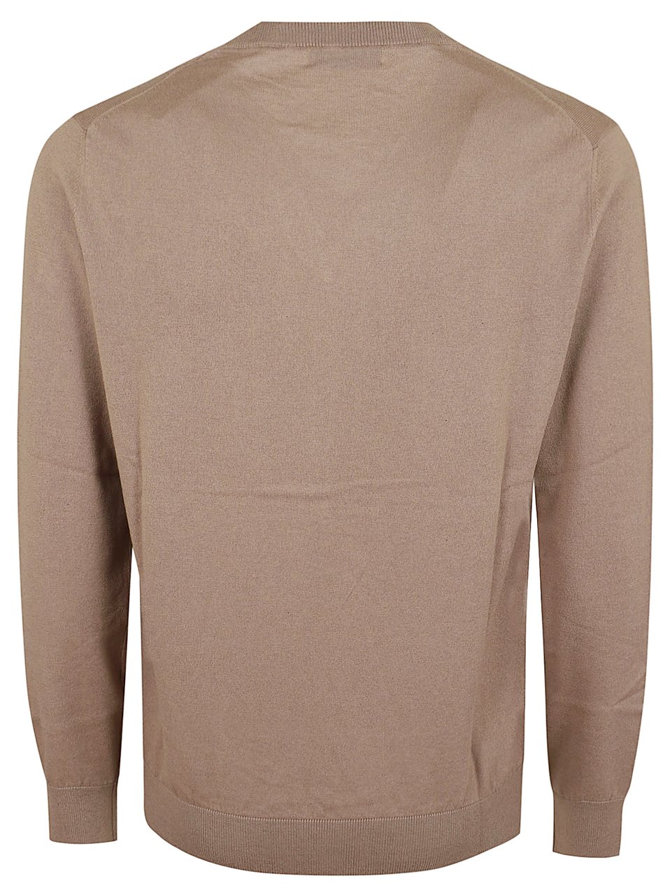 Ballantyne V-Neck Pullover with Iconic Diamond Pattern Neutraal