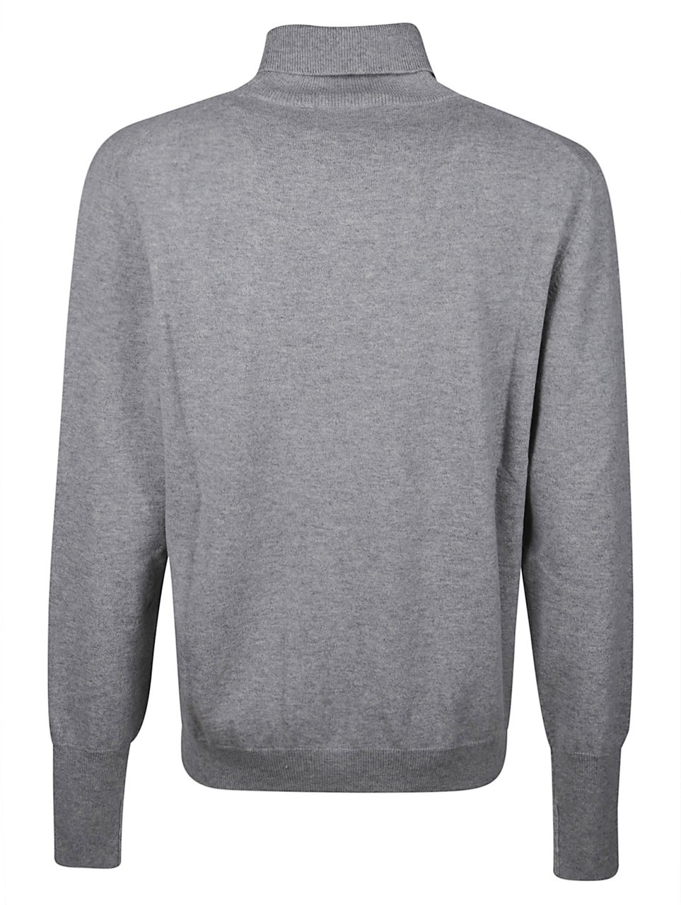 Ballantyne Plain Turtle Neck Sweater Metallic Metallic