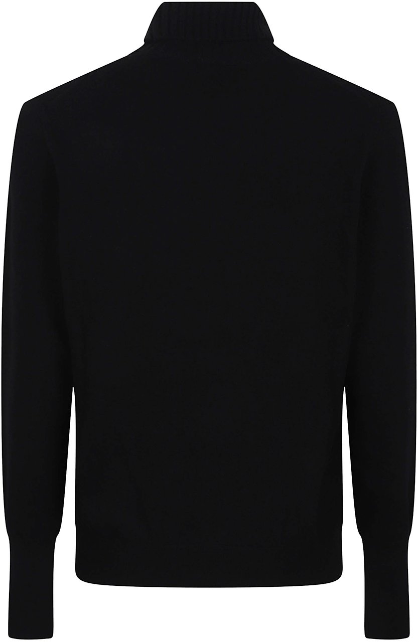 Ballantyne BALLANTYNE T NECK PULLOVER Zwart