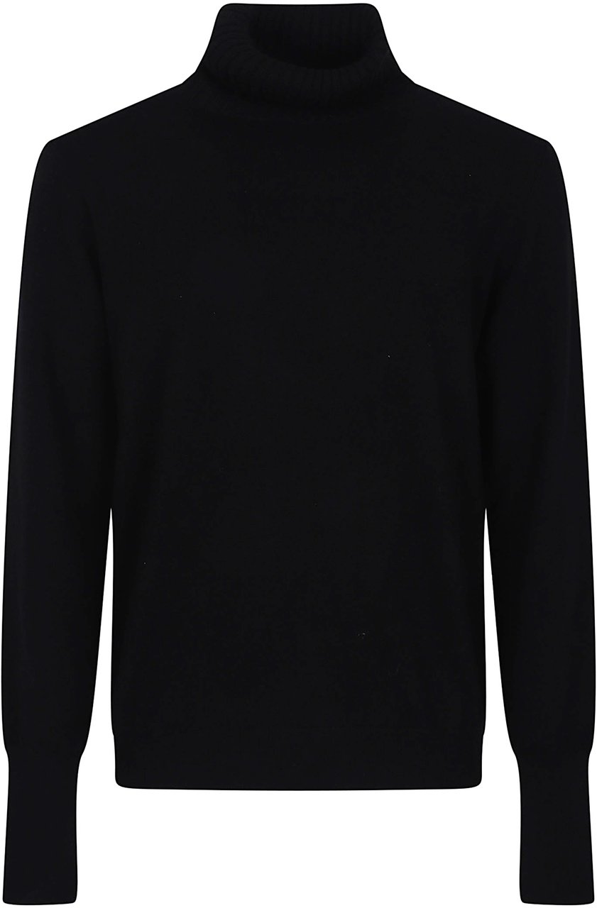 BALLANTYNE T NECK PULLOVER Zwart