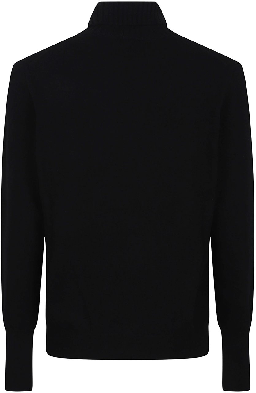 BALLANTYNE T NECK PULLOVER Zwart