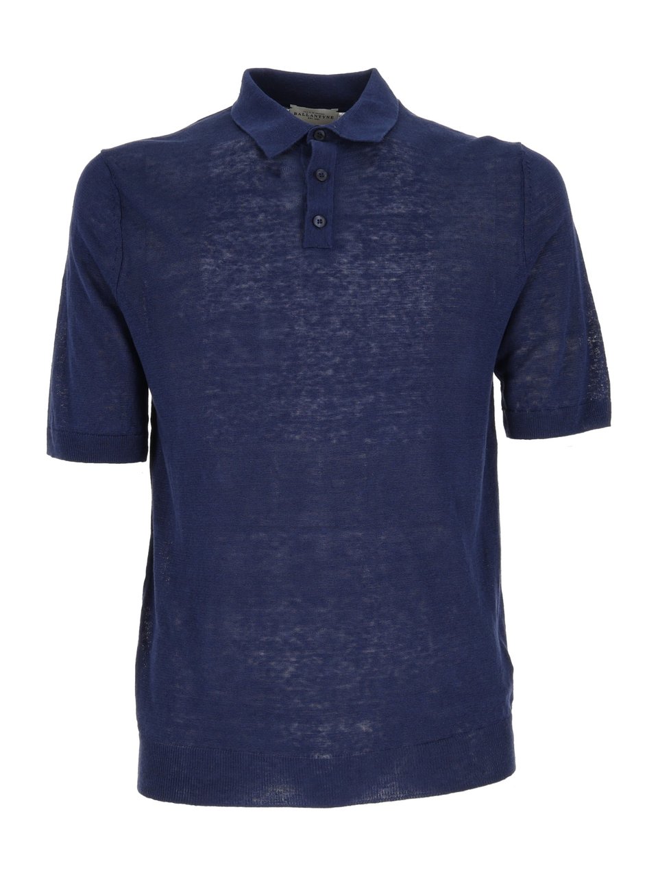 Ballantyne Linen Short-Sleeved Polo Groen
