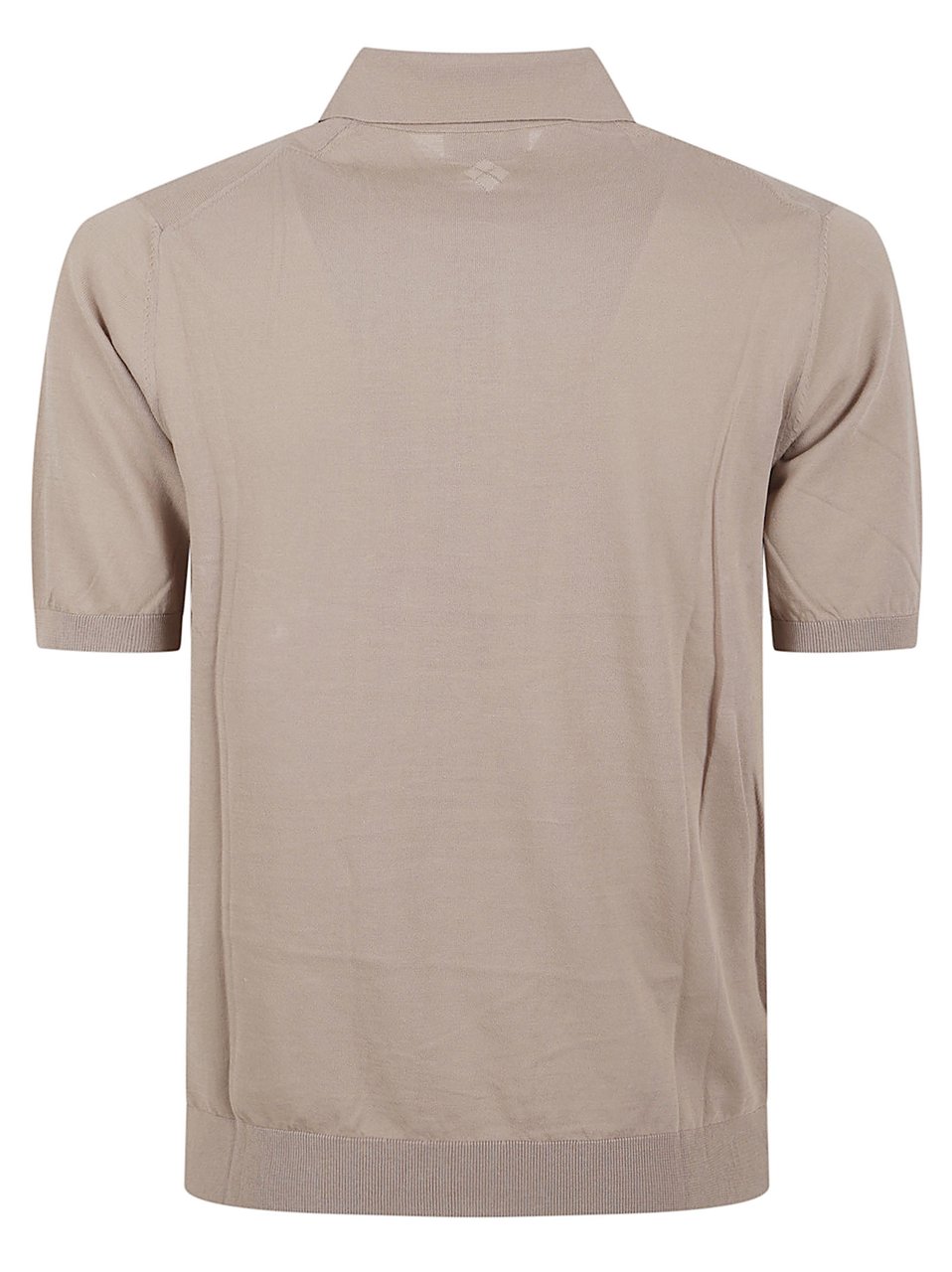 Ballantyne Classic Cotton Polo Shirt with Tailored Silhouette Neutraal