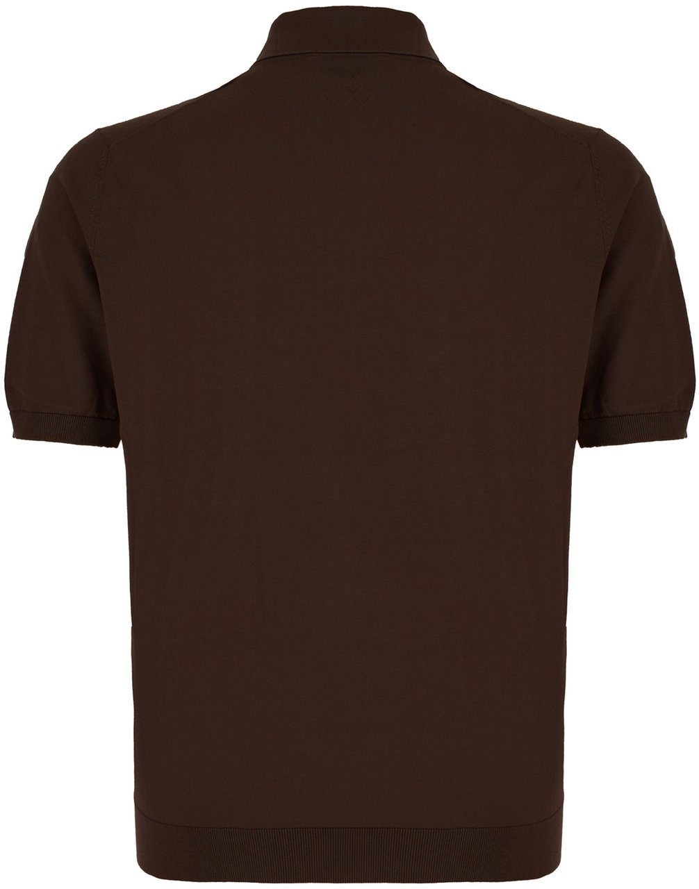 Ballantyne Ballantyne Chocolate cotton polo shirt Bruin