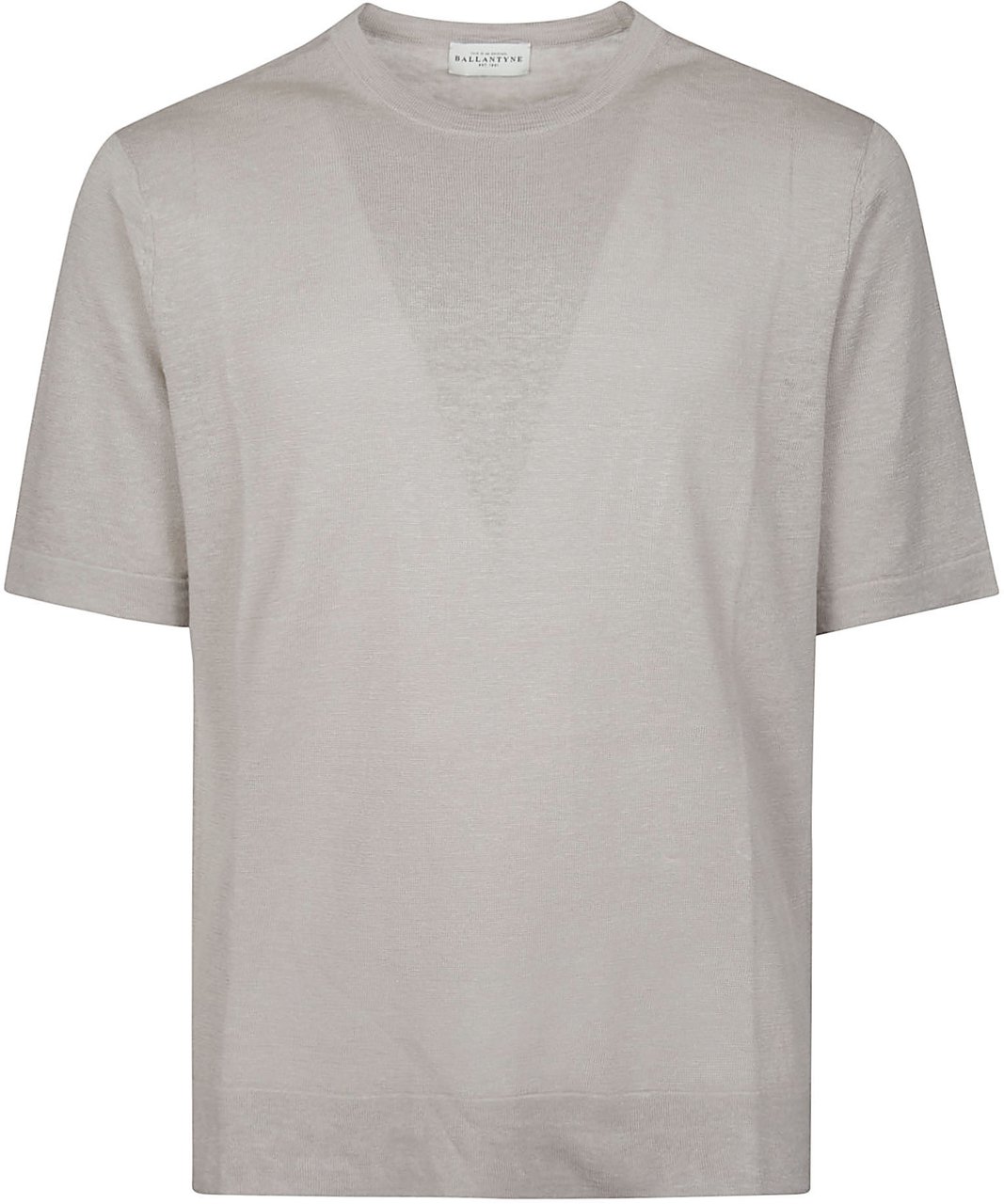 Ballantyne Plain Stitch T-shirt Grey Grijs
