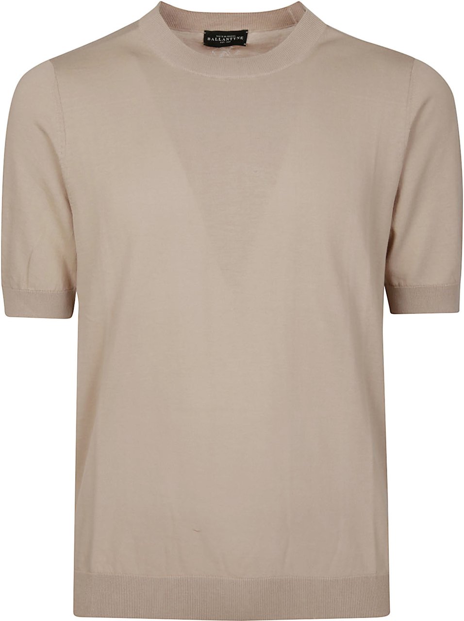 Ballantyne Short Sleeve Plain Sweater Divers Divers