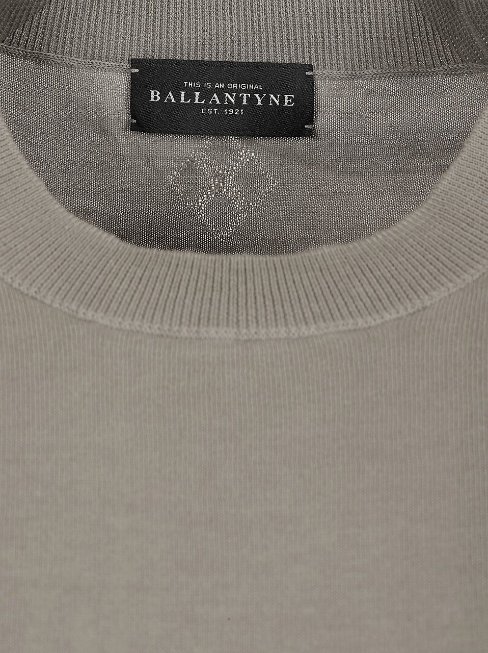 BALLANTYNE ROUND NECK T-SHIRT Zwart