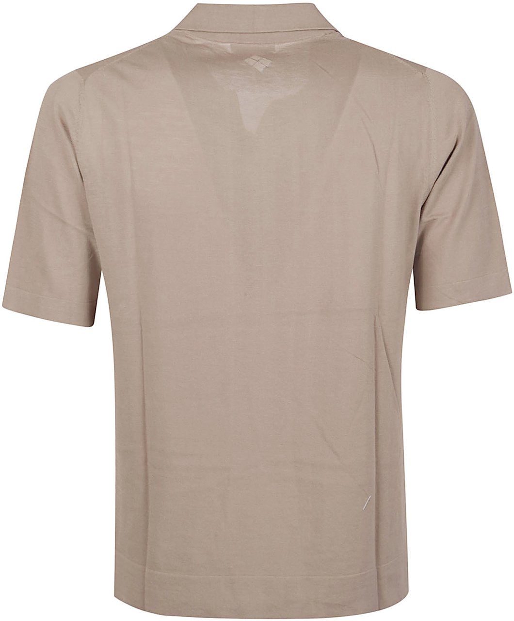 Ballantyne Short Sleeve Plain Polo Shirt Brown Bruin